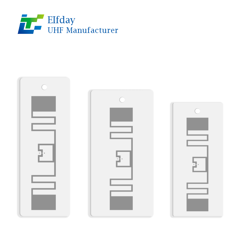 High-Performance RFID Hanging Tag 100*50mm for Fabric Garment Tracking and Laundry Control